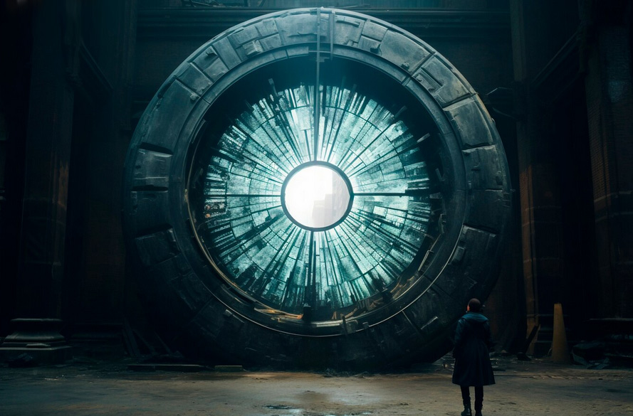 Du bist hier – im ewigen Jetzt, am Schnittpunkt von Vergangenheit und Zukunft